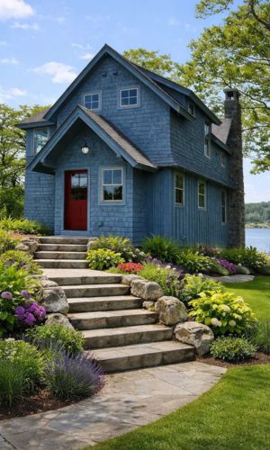 custom home in lake george